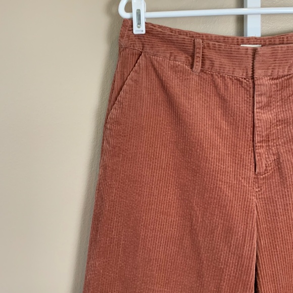 A New Day Women's High Rise Wide Leg Cropped Corduroy Pants - Picture 7 of 16